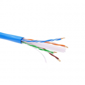 Информационный кабель неэкранированный U/UTP 4х2 CAT6, PVC, синий