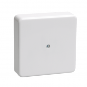 Коробка КМ41212-01 распаячная для о/п 75х75х20 мм белая (6 клемм 6мм2)