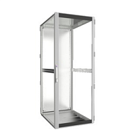 TS IT Шкаф 800х2000х1000 с обзорной и стальной дверью, без 19", IP55
