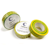 Изоляционная лента желто-зеленая 19ммх20мх0.13мм