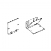 Полка откидная для документов на дверь для шкафов серии ШТВ-1/2