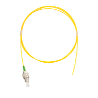 Шнур NIKOMAX волоконно-оптический, монтажный, одномодовый 9/125мкм, стандарта OS2, FC/APC, LSZH нг(A)-HFLTx, 0.9мм, желтый, 1м, уп-ка 2шт.