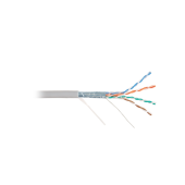 Кабель Суприм F/UTP, 4 пары, Кат.5e (Класс D), 100 МГц, AWG 24, внутренний, PVC, серый, коробка 305 м