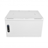 Шкаф телекоммуникационный настенный сварной 6U (600 × 360) съёмные стенки, дверь металл