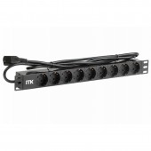 ССД PH22-9D2 ITK PDU 9 розеток нем. ст, 1U, шнур 2м вилка С14 ал.проф