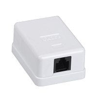 Розетка инф. настенная RJ45 кат. 5Е UTP 1 порт GENERICA