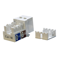 Вставка Keystone Jack RJ-45(8P8C), категория 6, экранированная
