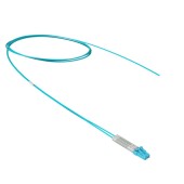 Пигтейл оптический Duplex flexible boot LC/UPC - 50/125 (OM3),1,5 м