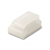 Самоклеящаяся площадка с зажимом для плоского кабеля диам. 2.8мм (100 шт)