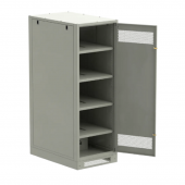 ITK LINEA B Шкаф (пустой) 1700х600мм дверь метал. сер.