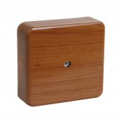 Коробка распаячная КМ для о/п 75х75х20мм дуб IEK