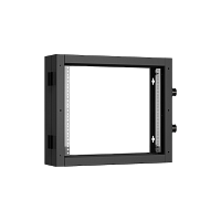 Пристенная поворотная секция TLK 19", 9U, Ш600хВ503хГ156мм, 1 пары L-образных монтажных направляющих, черный RAL 9005.