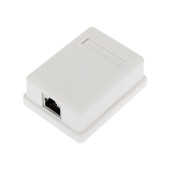 Рoзетка компьютерная внешняя, 1-порт RJ-45 (8P8C), STP, CAT 6 REXANT