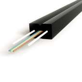 Кабель волоконно-оптический 9/125 (SMF-28 Ultra) одномодовый, 4 волокна, самонесущий, со свободно уложенными волокна