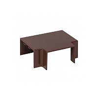 Угол T-образный (40х25) (4 шт) темное дерево EKF-Plast 