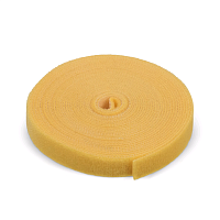 Лента (липучка) в рулоне, ширина 9 мм, длина 5 м, желтая