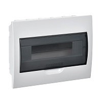 Корпус пластиковый ЩРВ-П-12 черн. прозр. дверь IP41 GENERICA