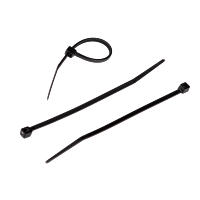 Стяжка NIKOMAX нейлоновая неоткрывающаяся, 450х8,0мм, устойчивая к УФ, черная, уп-ка 100шт.