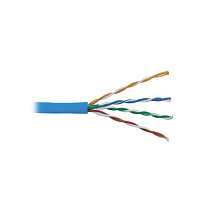 Кабель U/UTP, 4 пары, Кат.5e, 100 МГц, AWG 24, внутр. LS0H нг(А)-HF, кор. 210 м, цв. синий.(ТЕСТ)