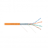 Кабель NIKOMAX F/UTP 4 пары, Кат.5e (Класс D), тест по ISO/IEC, 100МГц, одножильный, BC (чистая медь), 24AWG (0,50мм), полимерный материал нг(А)-HF, в