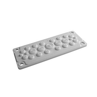 Кабельный ввод, пластик V0 UL94, IP65, +130 - 40, 25 отверстий