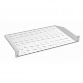 Полка консольная 19", 1U глубина 250мм, нагрузка до 25 кг, сер.