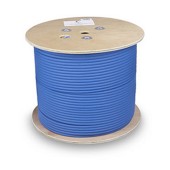 Витая пара экранированная кат.8 SSTP-4P-Cat.8-SOLID-IN-LSZH-BL-305 4 пары синяя 305 метров