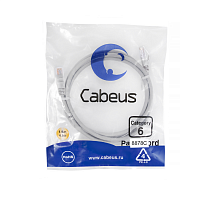 Патч-корд U/UTP, категория 6, 2xRJ45/8p8c, неэкранированный, серый, PVC, 1.5м