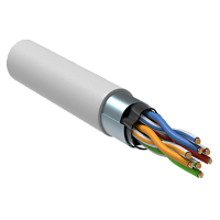 Каб. в. п. F/UTP кат. 5E 4 пары LSZH 1м бел. GENERICA