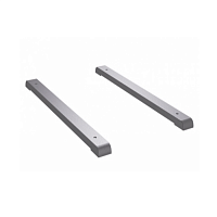 Профиль для установки роликов 1000 2шт RAL9005