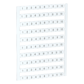 Маркеры для КВИ-4/16мм2 с нумерацией №№ 1-10 IEK