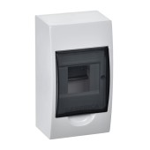 Корпус пластиковый ЩРН-П-4 черн. прозр. дверь IP41 GENERICA