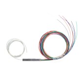 Разветвитель планарный 1х8 не оконцованный 9/125 вывод 1.5м буфер 0.9 мм 1260/1650