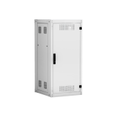 Напольный шкаф NETLAN 19", 24U, металлическая дверь, цельнометаллические стенки, Ш600хВ1196хГ800мм, в разобранном виде, серый