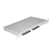 Коммутационная панель ВО 19" 1U 16xSC MM 62.5/125  Duplex (адаптеры+сплайс-кассета)