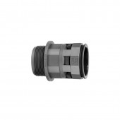 Муфта труба-коробка DN 36 мм, М50х1,5, полиамид, цвет черный