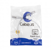 Патч-корд F/UTP, категория 5е, 2xRJ45/8p8c, экранированный, серый, PVC, 0.5м