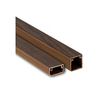 Канал кабельный (12х12) (120 м) темное дерево EKF-Plast