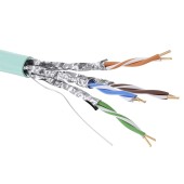 Кабель CAT 6A, U/UTP Application, нг(А)-HF, бухта 500м, аква
