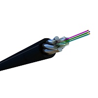 Кабель волоконно-оптический 9/125 (G.652D) одномодовый, 16 волокон, жесткий, бронированный, волокна в канате из стальных проволок, гелезаполненный, вн