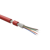 Кабель волоконно-оптический 50/125 (OM4) многомодовый, 4 волокна, плотное буферное покрытие (tight buffer) внутренний, FRHFLTx, –60°C – +70°C, маджент