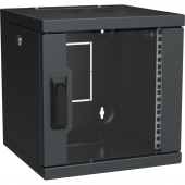 ITK LINEA WS Шкаф 10" 6U 320х310мм дверь стекл. черн.