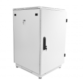 Шкаф телекоммуникационный напольный 18U (600х600) дверь металл