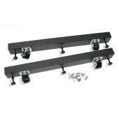 Основание для стоек ORK2A глубиной 800 мм, для установки стойки на ножки и ролики (ножки и ролики в комплекте), цвет черный (RAL 9005)