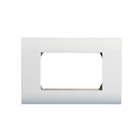 Лицевая панель 80х148 мм для 4-х модулей 45х22.5 мм (аналогов Mosaic), металлический каркас