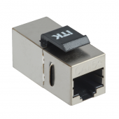 ITK Проходной адаптер кат. 5E FTP RJ45-RJ45 Keystone Jack