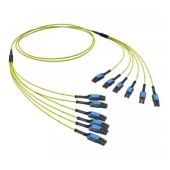 Оптическая разветвительная сборка 12ОВ 9/125 OS2, 6хLC-UPC Duplex Uniboot/6хLC-UPC Duplex Uniboot, 10м (предустановленная конфигурация: тип полярности