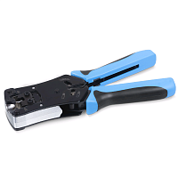 Инструмент обжимной для RJ-45 (8р8с), RJ-11/12 (6р6с, 6р4с, 6р2с), 4р4с, 4р2с, профессиональный