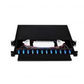 Коммутационная панель ВО 19" 1U 12xSC MM 50/125 (укомплектованная)