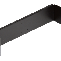 Конструктив NIKOMAX 19", 2U, используется с кронштейнами для установки плинтов в шкаф или стойку, черный